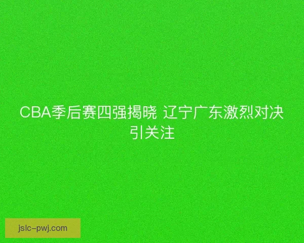 CBA季后赛四强揭晓 辽宁广东激烈对决引关注